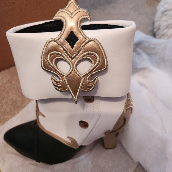 NEW Clorinde Genshin Impact Boots Cosplay Womens 39 = 8.5/9 US - Picture 5 of 12